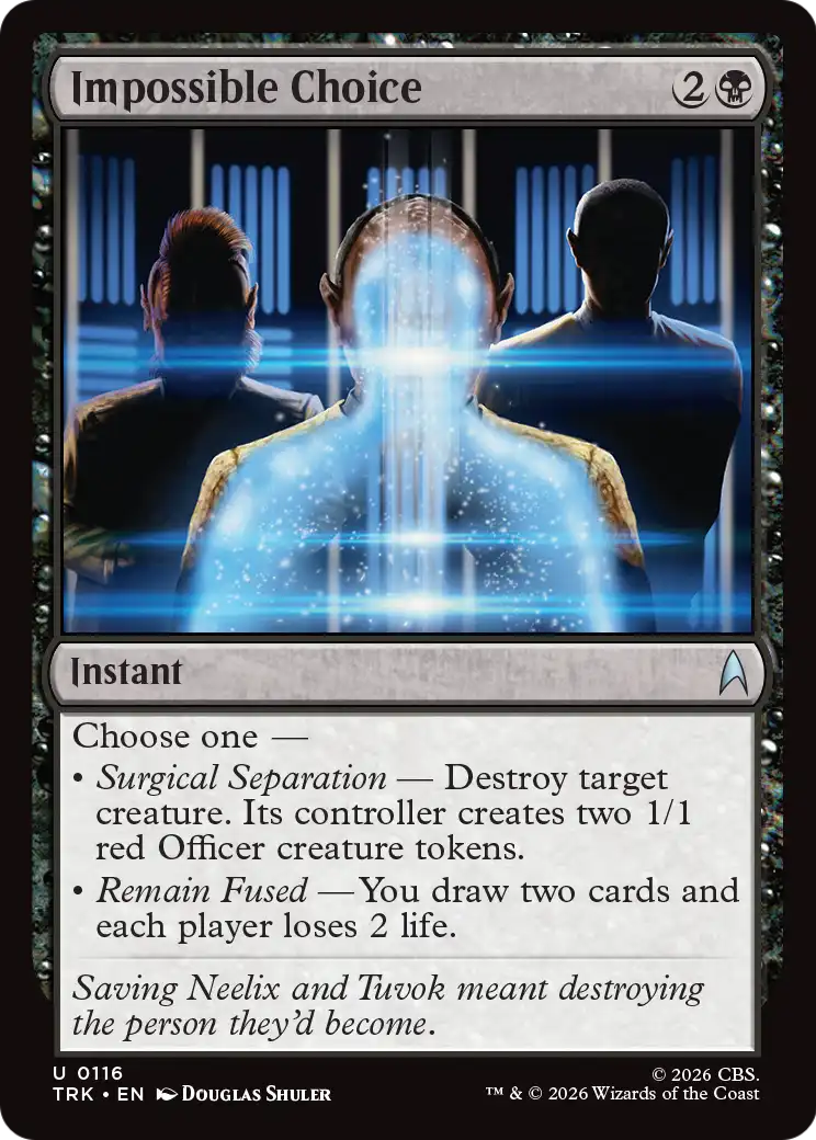 Impossible Choice [Star Trek] | Lots Moore NSW