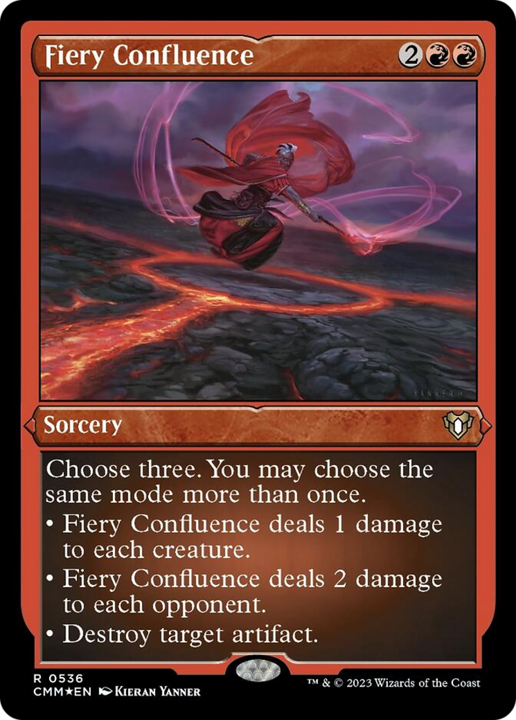 Fiery Confluence (Foil Etched) [Commander Masters] | Lots Moore NSW