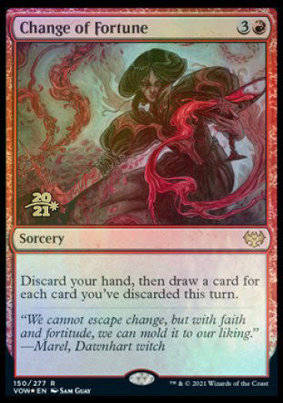 Change of Fortune [Innistrad: Crimson Vow Prerelease Promos] | Lots Moore NSW