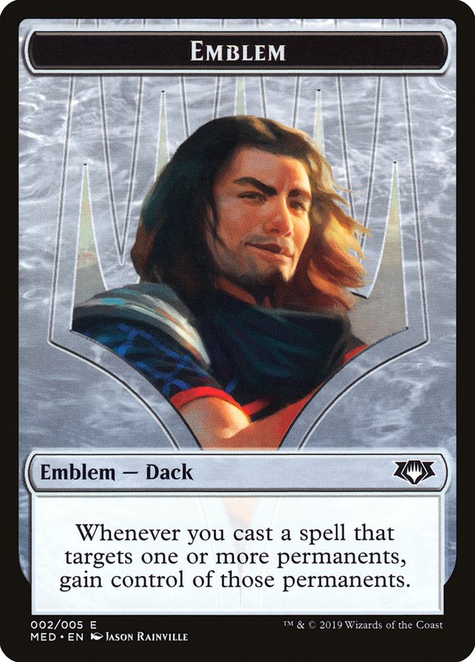 Dack Fayden Emblem [Mythic Edition Tokens] | Lots Moore NSW