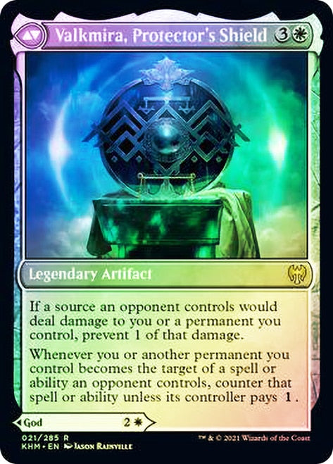 Reidane, God of the Worthy // Valkmira, Protector's Shield [Kaldheim Prerelease Promos] | Lots Moore NSW