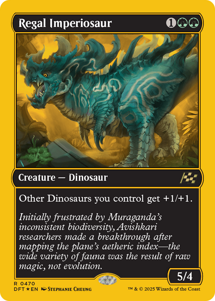 Regal Imperiosaur (First-Place Foil) [Aetherdrift] | Lots Moore NSW
