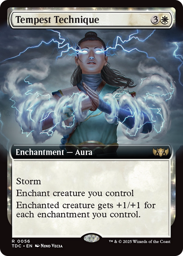 Tempest Technique (Extended Art) [Tarkir: Dragonstorm Commander] | Lots Moore NSW