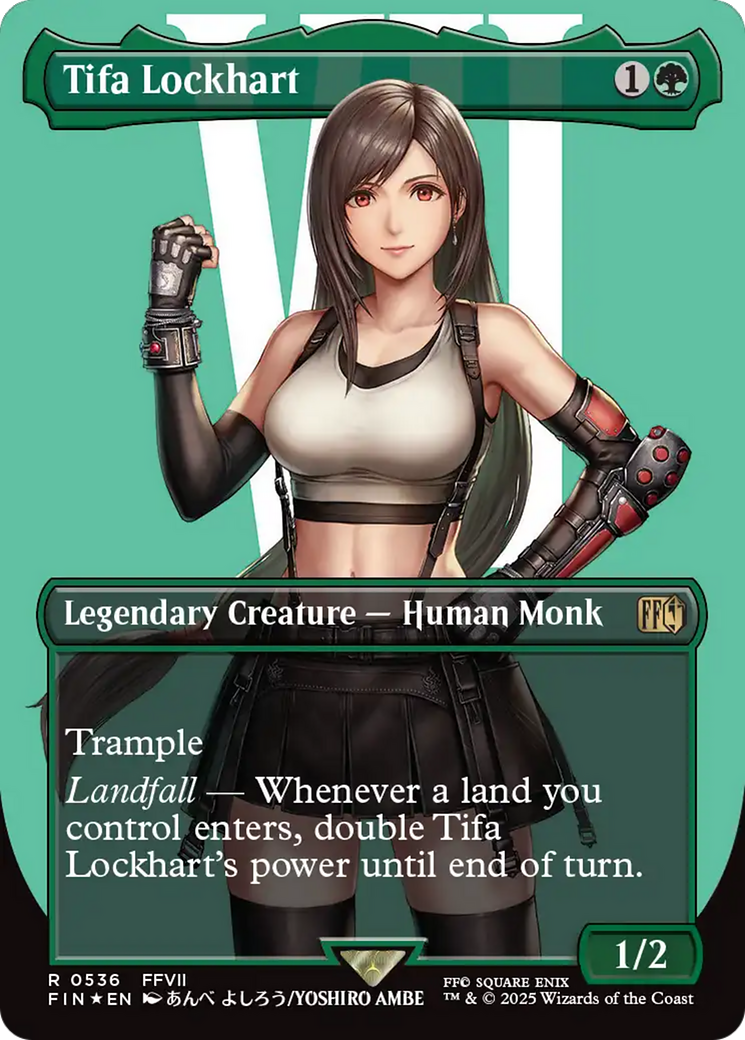 Tifa Lockhart (Borderless) (Surge Foil) [FINAL FANTASY] | Lots Moore NSW