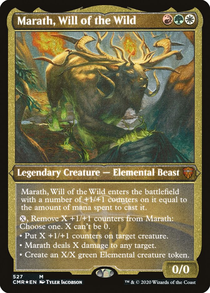 Marath, Will of the Wild (Etched) [Commander Legends] | Lots Moore NSW