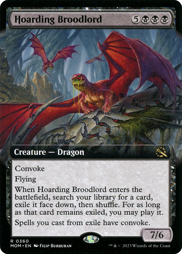 Hoarding Broodlord (Extended Art) [March of the Machine] | Lots Moore NSW