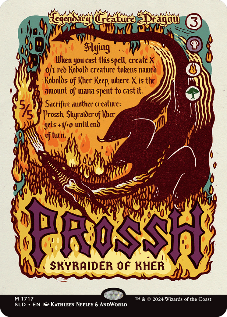 Prossh, Skyraider of Kher (Rainbow Foil) [Secret Lair Drop Series] | Lots Moore NSW