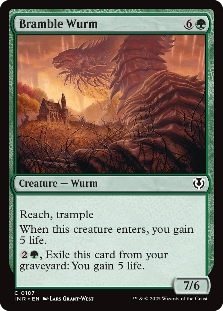 Bramble Wurm [Innistrad Remastered] | Lots Moore NSW