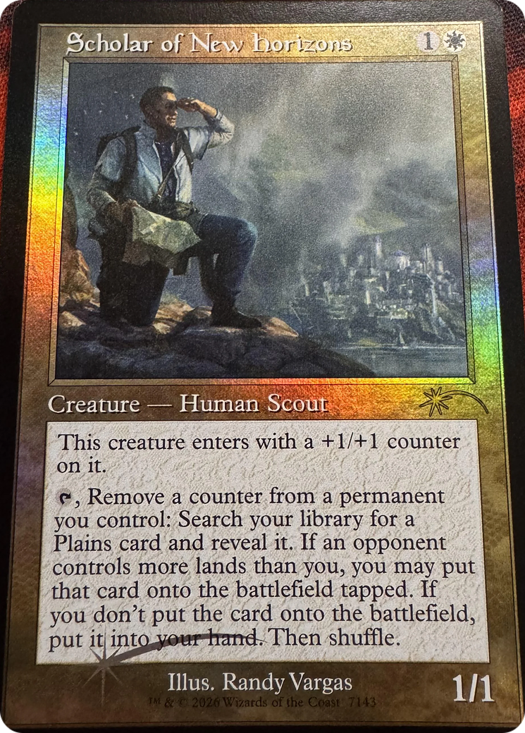 Scholar of New Horizons (Retro Frame) [Secret Lair Drop Series] | Lots Moore NSW