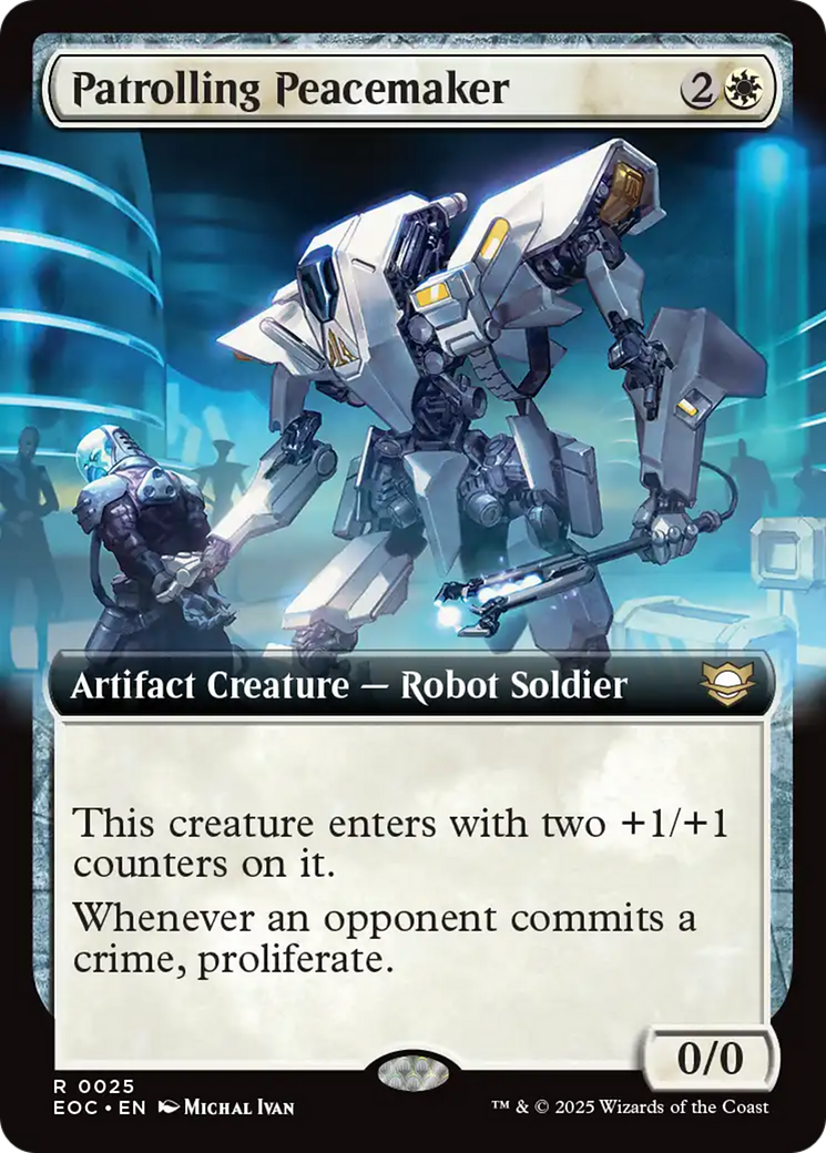 Patrolling Peacemaker (Extended Art) [Edge of Eternities Commander] | Lots Moore NSW