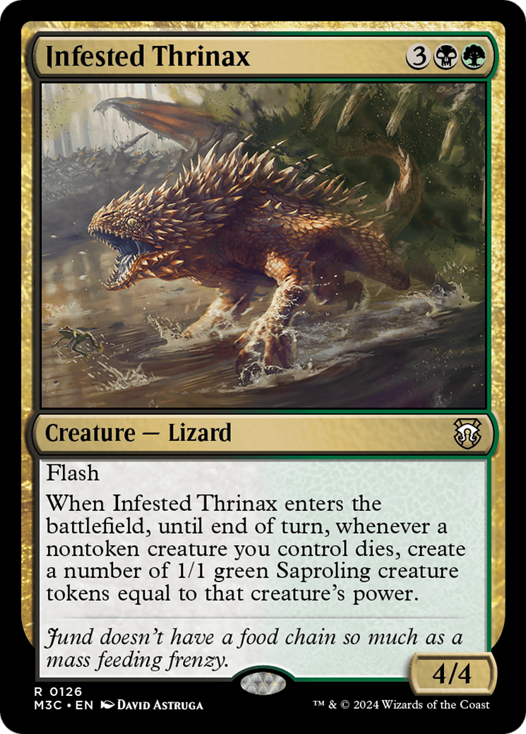 Infested Thrinax [Modern Horizons 3 Commander] | Lots Moore NSW