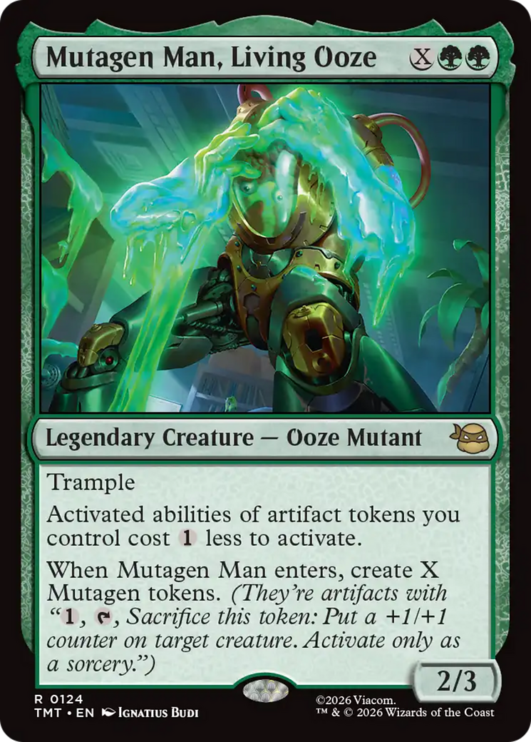 Mutagen Man, Living Ooze [Teenage Mutant Ninja Turtles] Magic: The Gathering | Lots Moore NSW