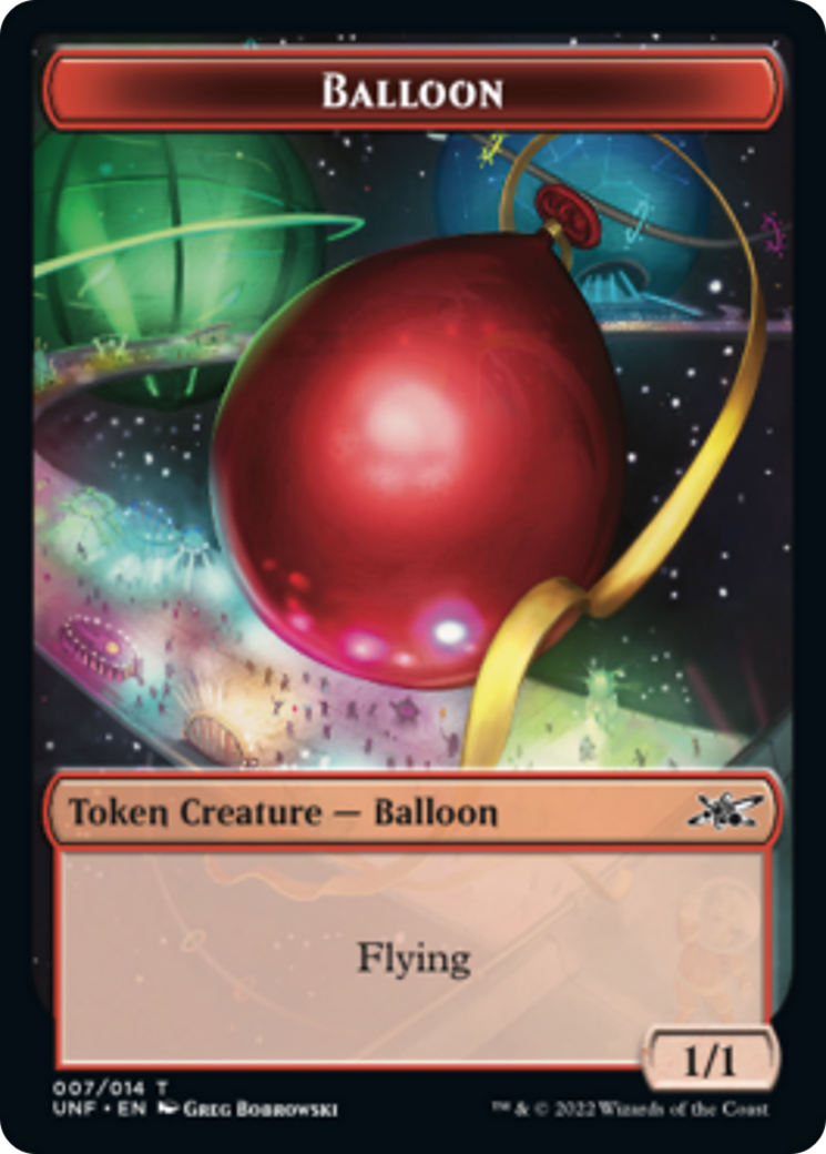 Squirrel // Balloon Double-Sided Token [Unfinity Tokens] | Lots Moore NSW