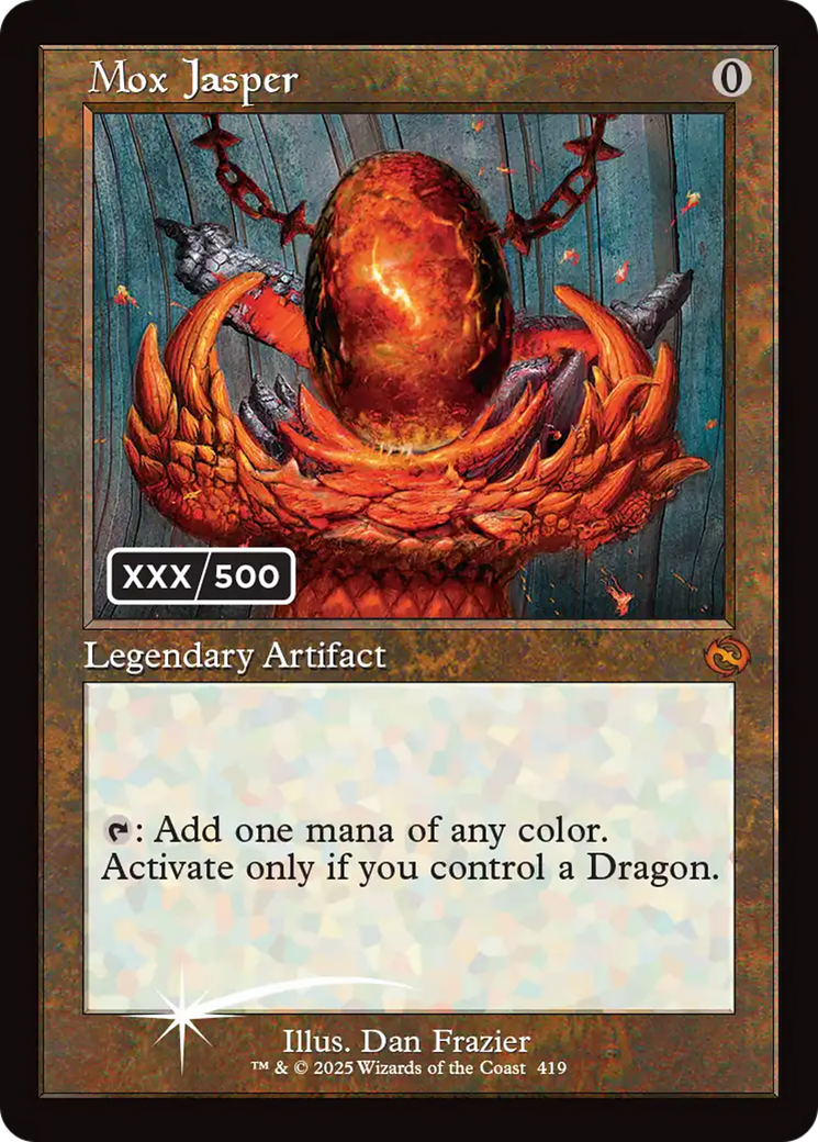 Mox Jasper (Serial Numbered) [Tarkir: Dragonstorm] | Lots Moore NSW