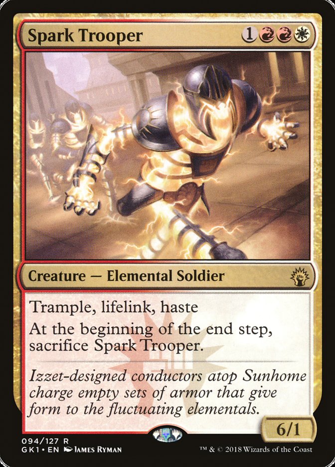 Spark Trooper [Guilds of Ravnica Guild Kit] | Lots Moore NSW