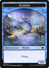 Illusion // Bear Double-Sided Token [Modern Horizons Tokens] | Lots Moore NSW