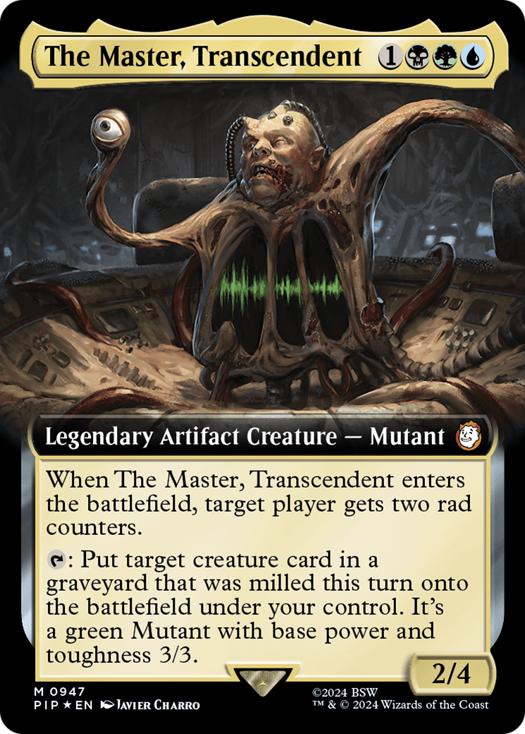 The Master, Transcendent (Extended Art) (Surge Foil) [Fallout] | Lots Moore NSW