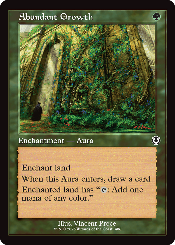 Abundant Growth (Retro Frame) [Innistrad Remastered] | Lots Moore NSW
