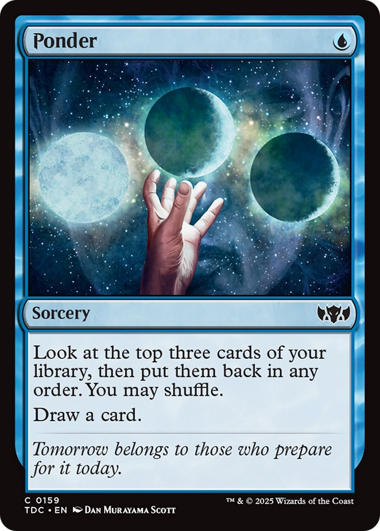 Ponder [Tarkir: Dragonstorm Commander] | Lots Moore NSW