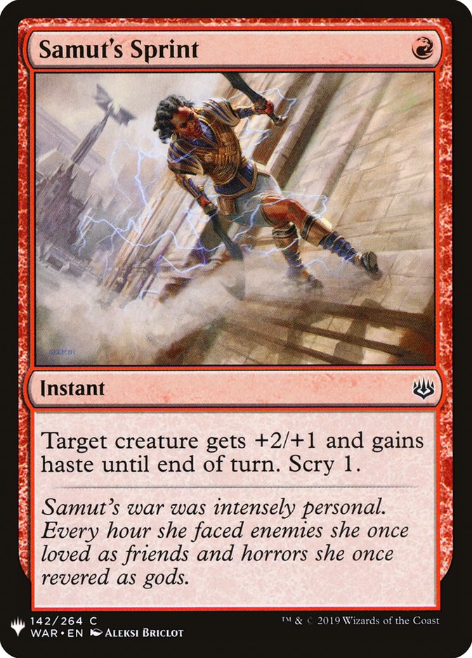 Samut's Sprint [Mystery Booster] | Lots Moore NSW