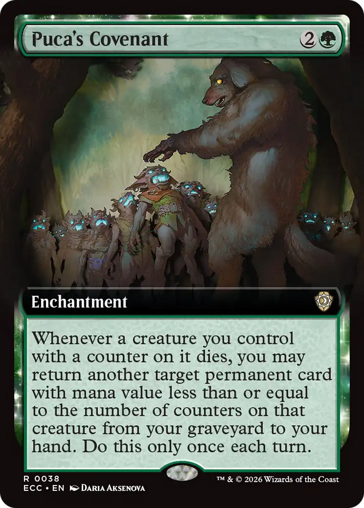 Puca's Covenant (Extended Art) [Lorwyn Eclipsed Commander] | Lots Moore NSW