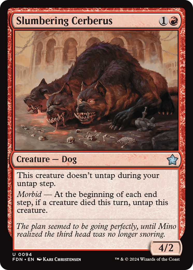 Slumbering Cerberus [Foundations] | Lots Moore NSW