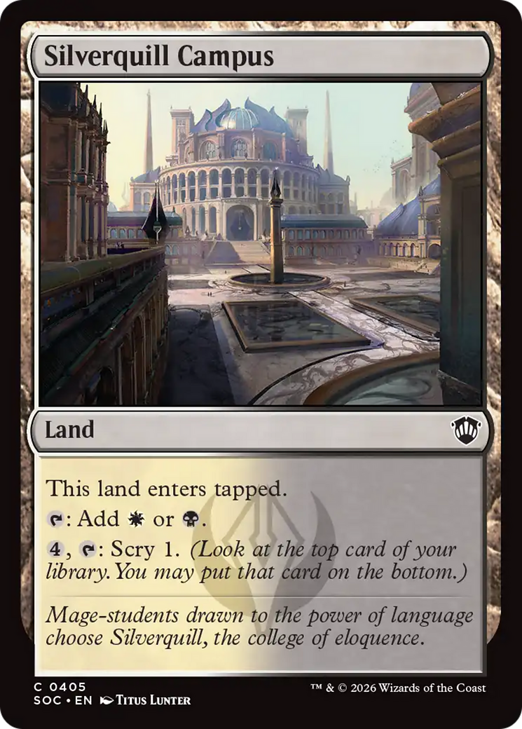 Silverquill Campus [Secrets of Strixhaven Commander] Magic: The Gathering | Lots Moore NSW