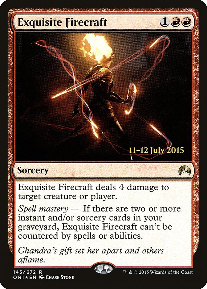 Exquisite Firecraft [Magic Origins Prerelease Promos] | Lots Moore NSW