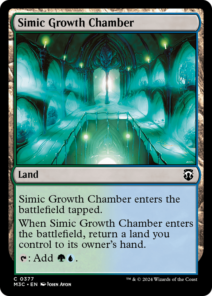 Simic Growth Chamber (Ripple Foil) [Modern Horizons 3 Commander] | Lots Moore NSW