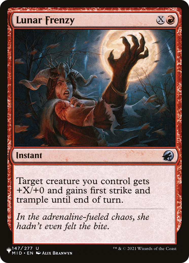 Lunar Frenzy [The List] | Lots Moore NSW