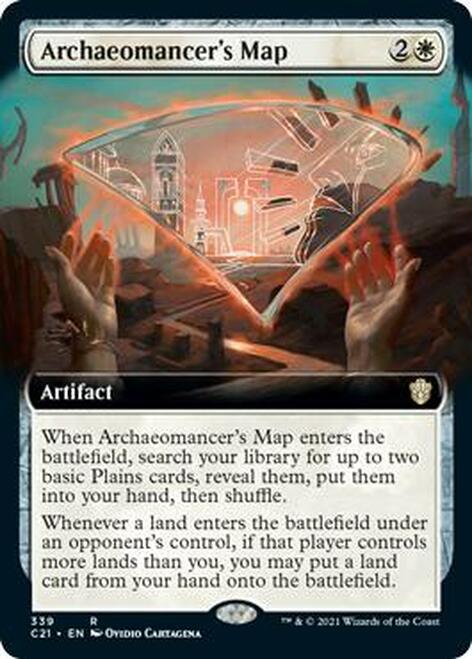 Archaeomancer's Map (Extended Art) [Commander 2021] | Lots Moore NSW