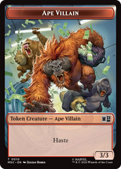 Copy (001) // Ape Villain (010) Double-Sided Token [Marvel Super Heroes Commander Tokens] | Lots Moore NSW