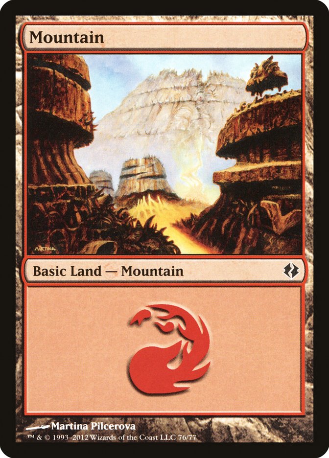 Mountain (76) [Duel Decks: Venser vs. Koth] | Lots Moore NSW
