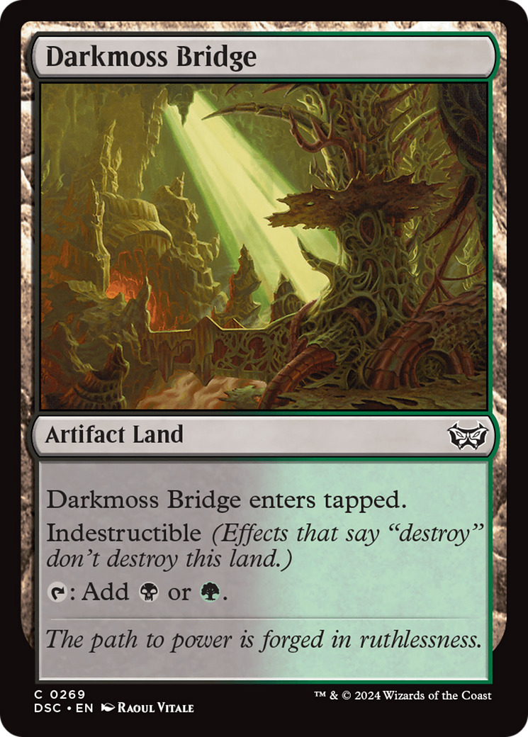 Darkmoss Bridge [Duskmourn: House of Horror Commander] | Lots Moore NSW