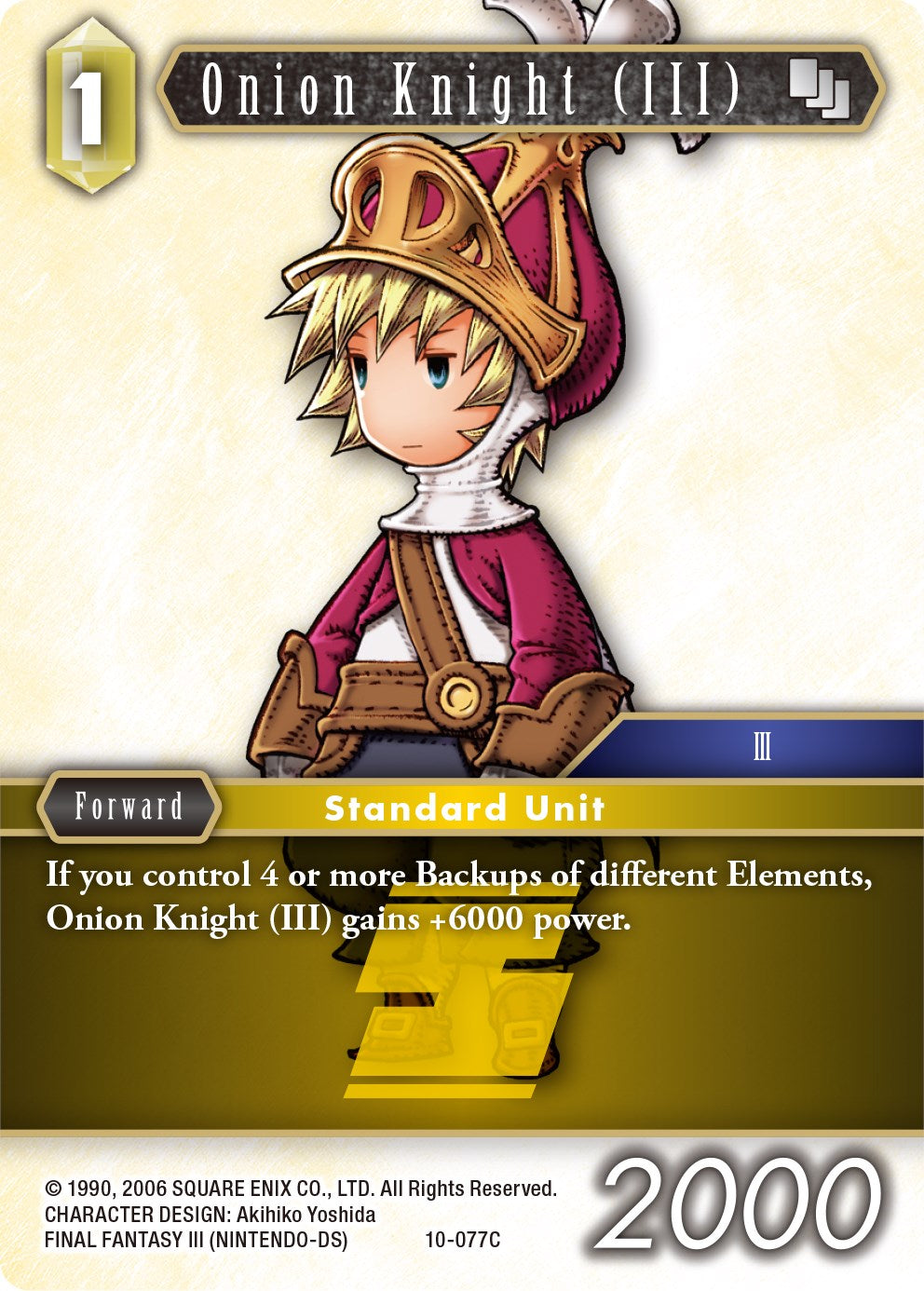 Onion Knight (III) (Ingus) [Opus X] | Lots Moore NSW