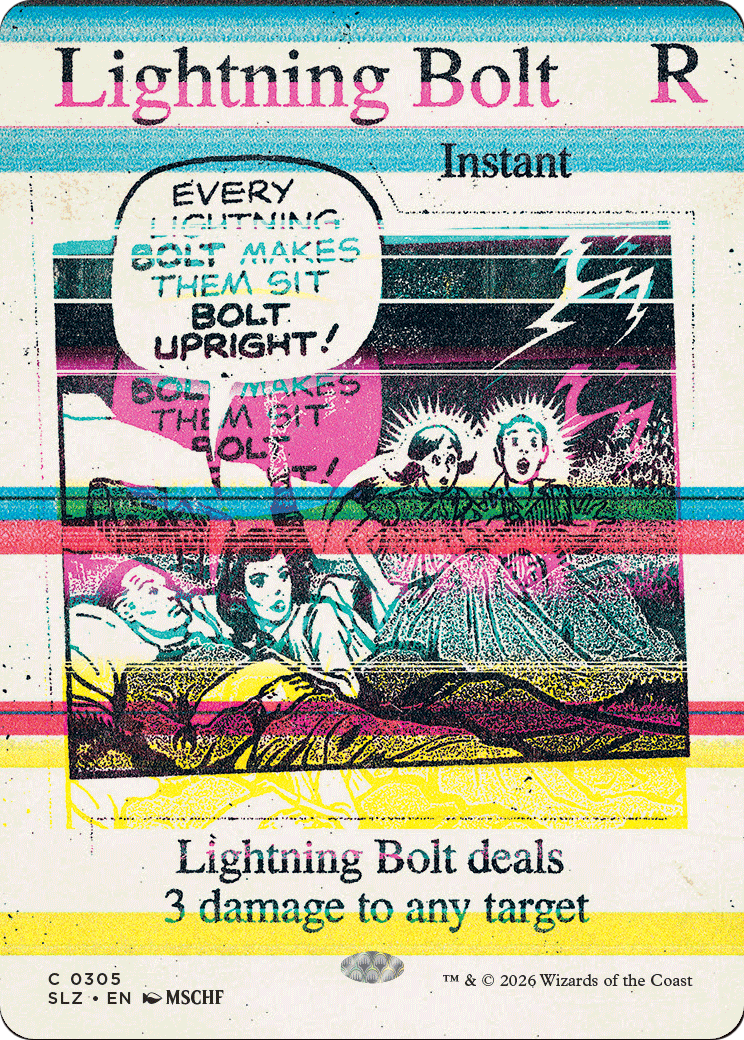 Lightning Bolt (0305) [Secret Lair x MSCHF: The Zeta Set] | Lots Moore NSW