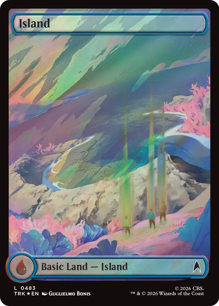 Island (0483) (Surge Foil) [Star Trek] | Lots Moore NSW