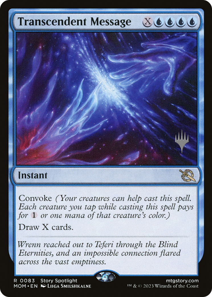 Transcendent Message (Promo Pack) [March of the Machine Promos] | Lots Moore NSW