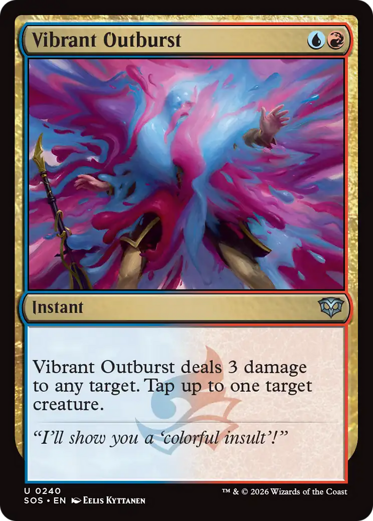 Vibrant Outburst [Secrets of Strixhaven] | Lots Moore NSW