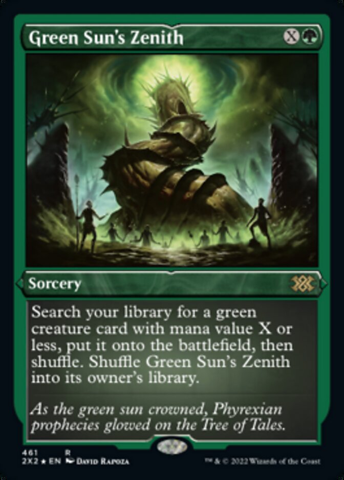Green Sun's Zenith (Foil Etched) [Double Masters 2022] | Lots Moore NSW