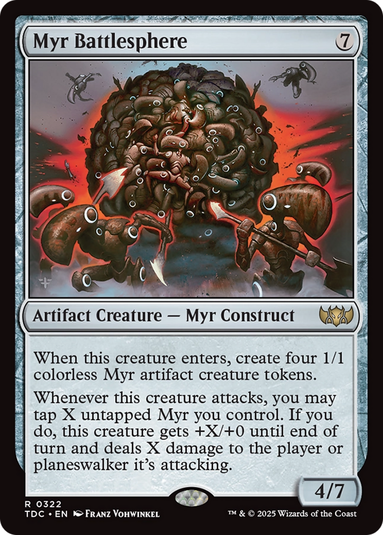 Myr Battlesphere [Tarkir: Dragonstorm Commander] | Lots Moore NSW