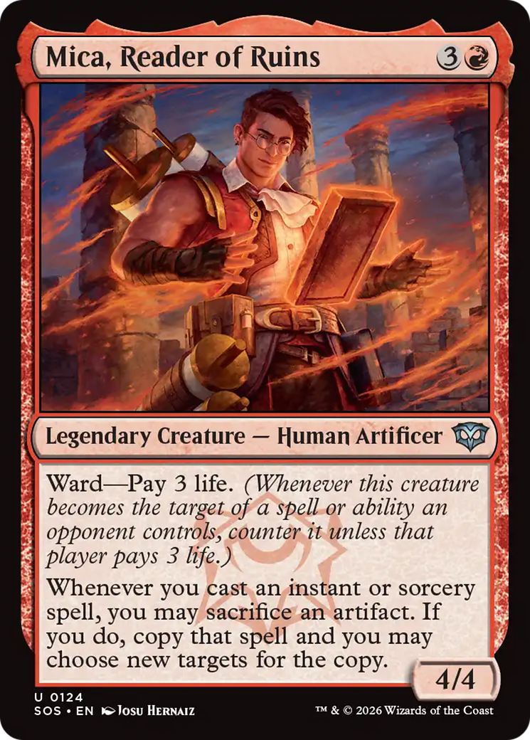 Mica, Reader of Ruins [Secrets of Strixhaven] | Lots Moore NSW
