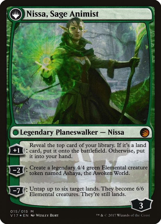 Nissa, Vastwood Seer // Nissa, Sage Animist [From the Vault: Transform] | Lots Moore NSW