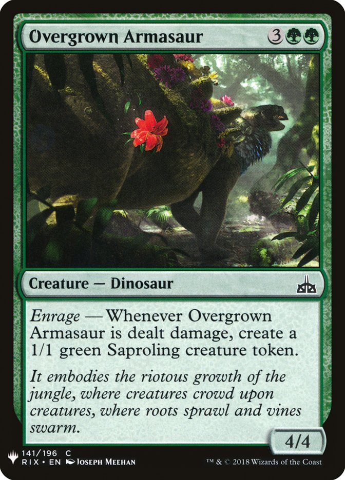 Overgrown Armasaur [Mystery Booster] | Lots Moore NSW