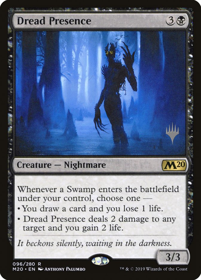 Dread Presence (Promo Pack) [Core Set 2020 Promos] | Lots Moore NSW