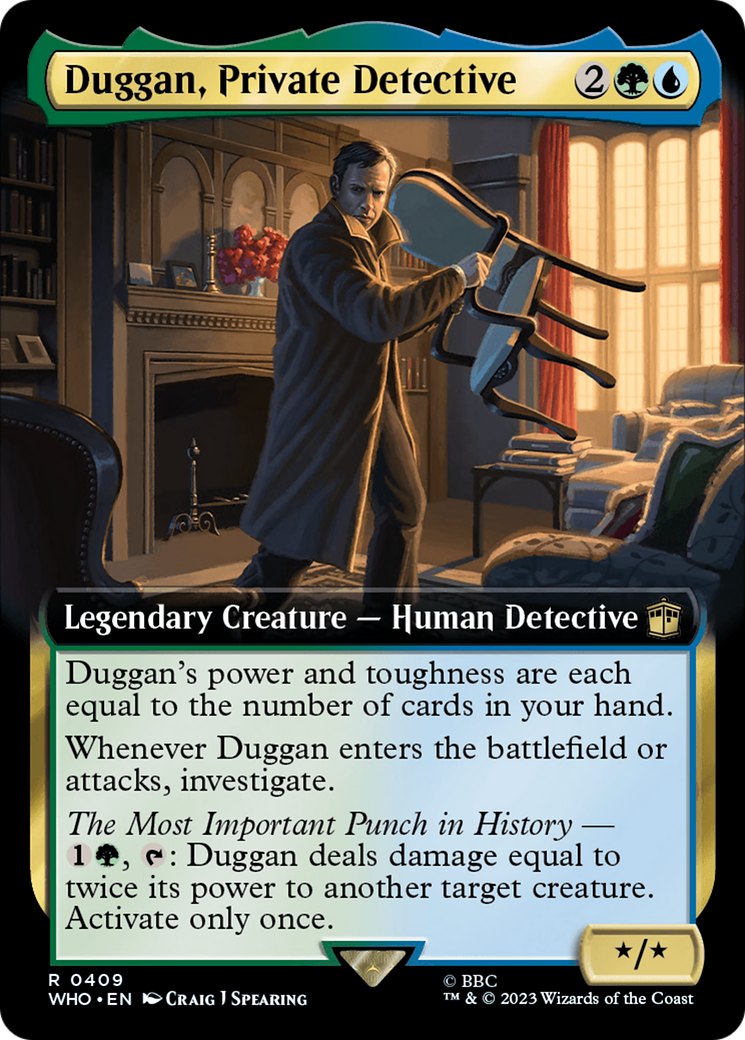 Duggan, Private Detective (Extended Art) [Doctor Who] | Lots Moore NSW