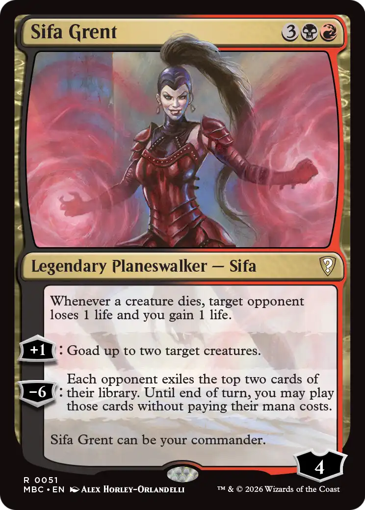 Sifa Grent [Mystery Booster: Commander Edition] | Lots Moore NSW