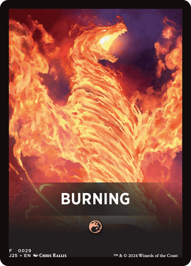 Burning Theme Card [Foundations Jumpstart Front Cards] | Lots Moore NSW