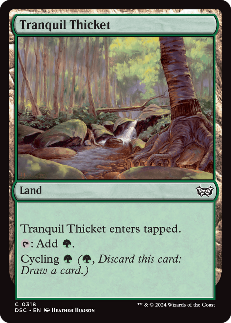 Tranquil Thicket [Duskmourn: House of Horror Commander] | Lots Moore NSW