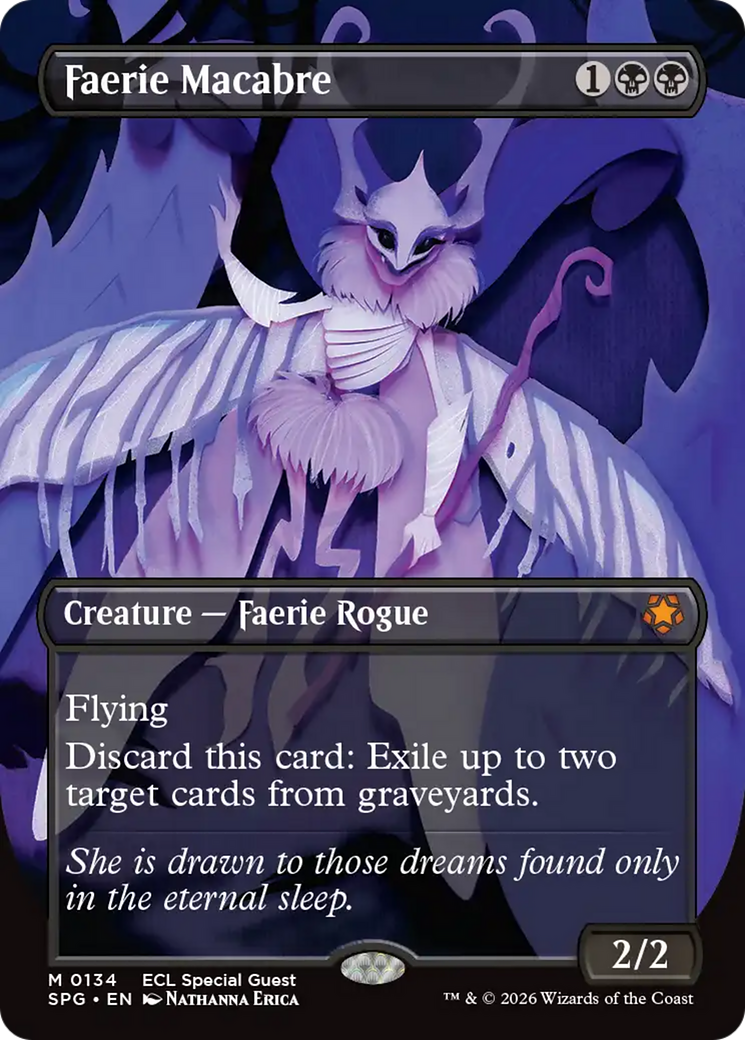 Faerie Macabre (Borderless) [Lorwyn Eclipsed Special Guests] Magic: The Gathering | Lots Moore NSW